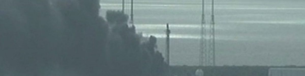 Última hora: Explosão na plataforma de testes da SpaceX