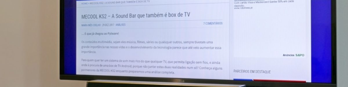 Análise MECOOL KS2 – box de TV e barra de som num só