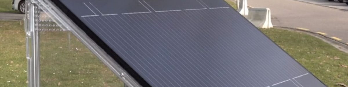 Painel solar divide a água para produzir hidrogénio