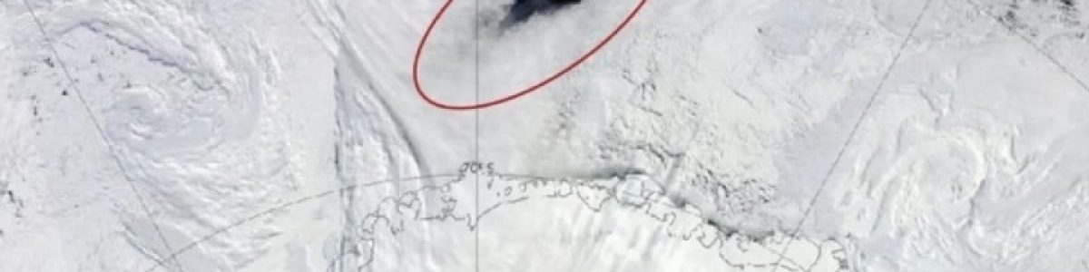 Buraco misterioso continua a aumentar na Antártida
