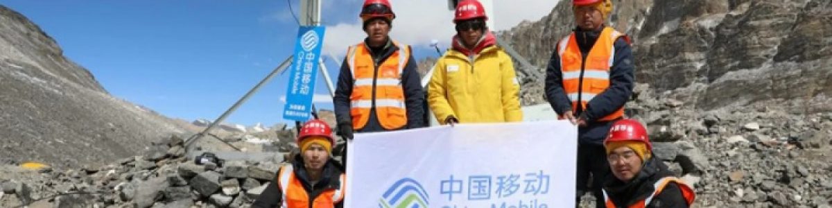 Huawei e China Mobile instalam antenas 5G no Monte Everest