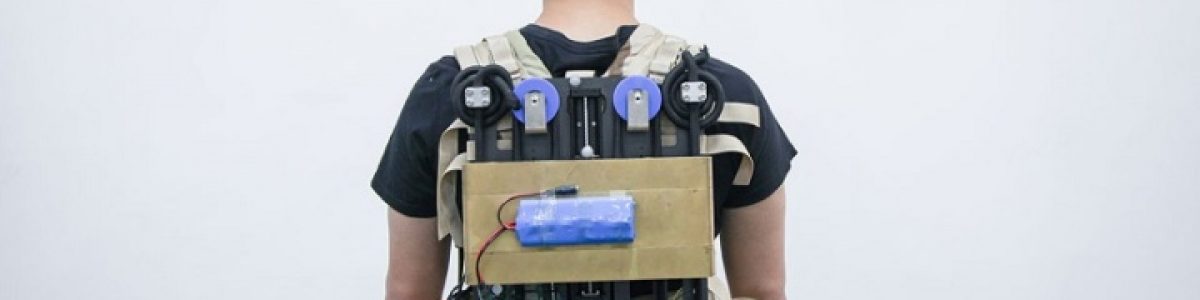 Criada mochila robótica que a torna mais leve do que realmente é