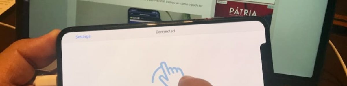 Como transformar o iPhone ou iPad num trackpad para Mac