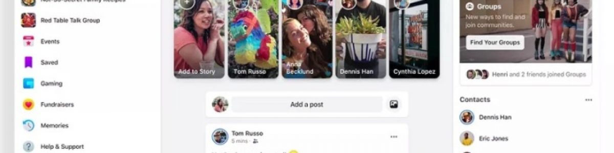 Mais de 70% das pessoas não gostam do novo layout do Facebook (versão web)