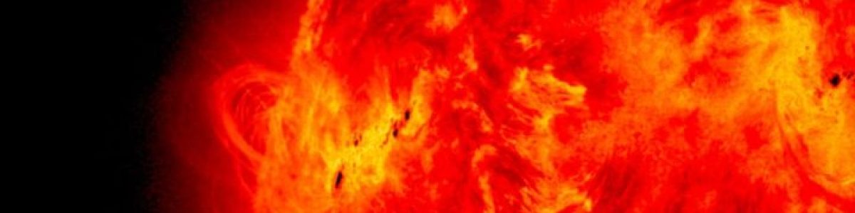 Imagem incrível de uma mancha do Sol capturada pelo maior telescópio solar do mundo