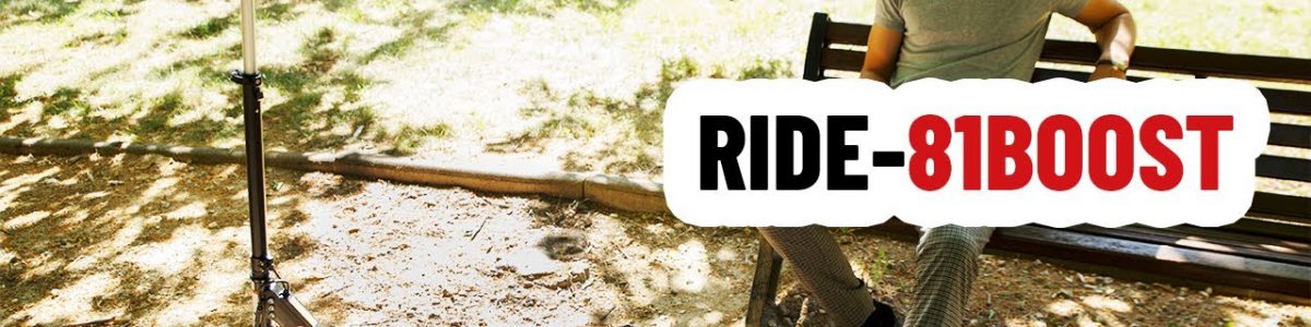 Ride-81 Boost: Nova trotinete da UrbanGlide já disponível em Portugal