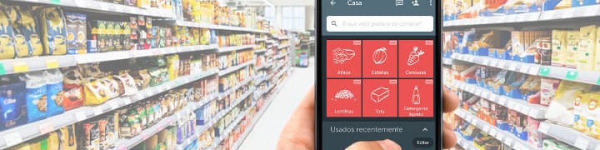 Lista de compras guardada no seu smartphone com a Bring!