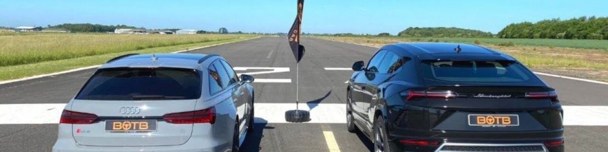 ´Drag Race´ de Lamborghini Urus vs Audi RS6 Avant