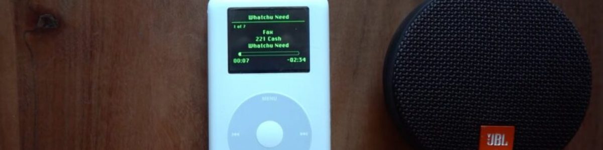 E que tal um iPod Classic de 2004 com Wi-Fi e uma versão do aplicativo Spotify?