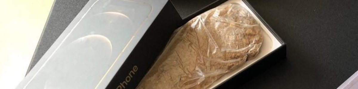 Brasil: Mulher comprou um iPhone 12 Pro, mas recebeu um saco de areia