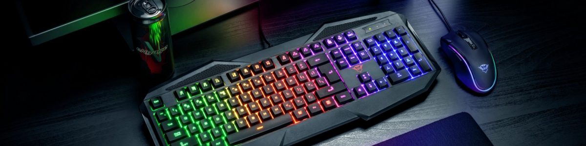 Teclados Trust: Luzes LED, acabamento metálico, design e precisão