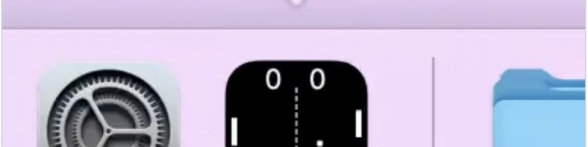 Programador usa um exploit para criar o jogo Pong na dock do macOS