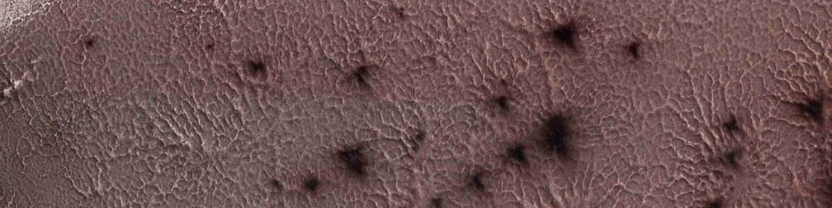Cientistas descobriram como aparecem as ‘aranhas’ em Marte