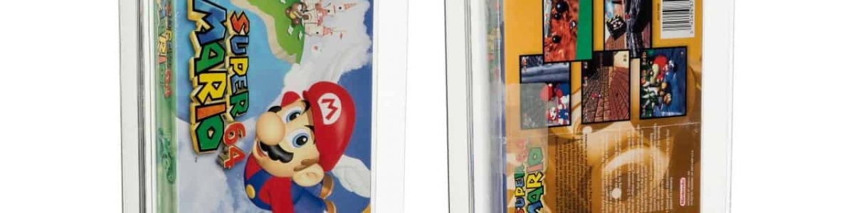 Cópia do jogo Super Mario 64 bate record: 1 500 000 de dólares!!!!