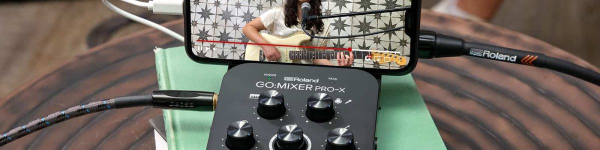 Roland’s Go: Mixer Pro-X é um estúdio portátil multitrack flexível
