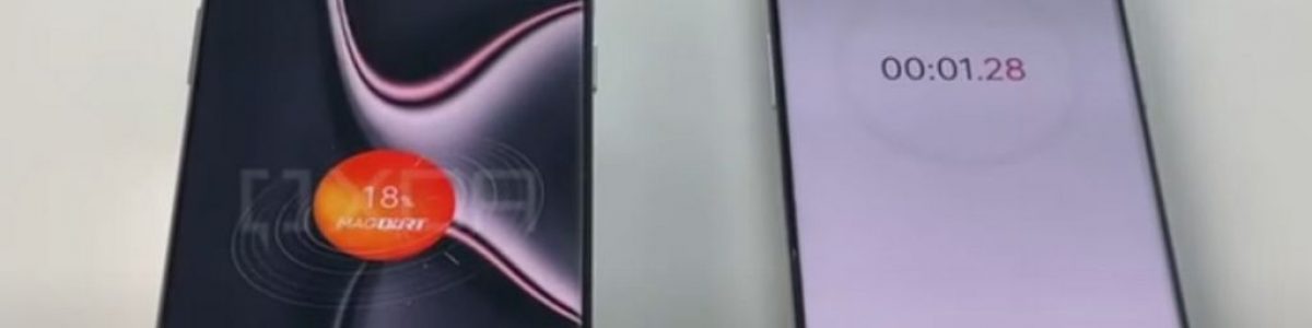 realme Flash surge em vídeo a carregar através do sistema magnético, MagDart