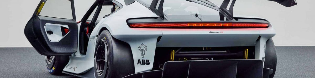 Porsche Mission R Concept elétrico tem desempenho da pista do Porsche 911 GT3 Cup