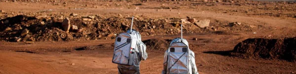 Marte em simulação numa cratera israelita