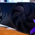 Placa gráfica Nvidia GeForce RTX 5080 Super com design avançado e refrigeração eficiente, potencializando o desempenho em jogos e aplicações profissionais.