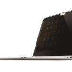MacBook com ecrã de privacidade Samsung para maior segurança e privacidade em dispositivos Apple. Tecnologia inovadora disponível em 2029.