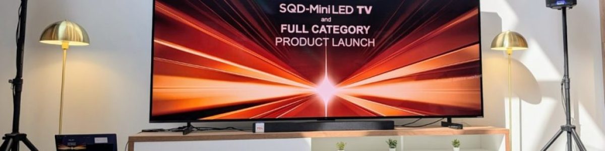 TCL revoluciona mercado com tecnologia SQD-Mini LED e ecrãs de 10.000 nits