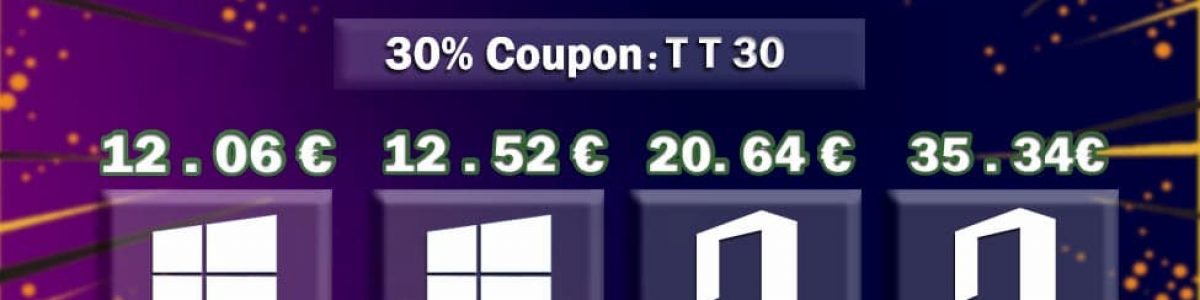 É possível adquirir uma chave digital para o Windows 10 Pro, lifetime, por apenas 12 euros