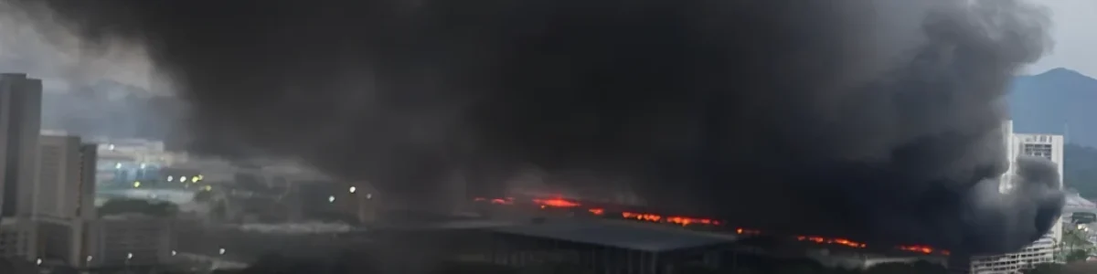 Incêndio na fábrica da BYD atinge garagem de veículos de teste